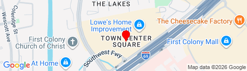 Map thumbnail of 16762-B Southwest Freeway Sugar Land, TX 77479